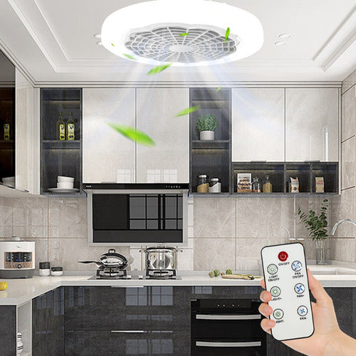 Foco Ventilador LED Inteligente 2 en 1 (Luz + Aire Fresco)