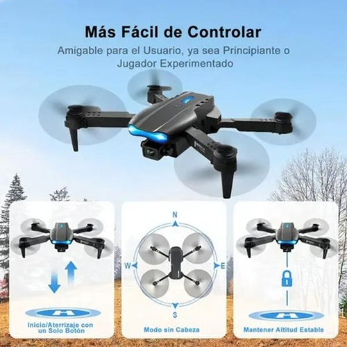 Dron Profesional "Dual Pro Max" 4K (Doble Cámara + Vuelo Inteligente)