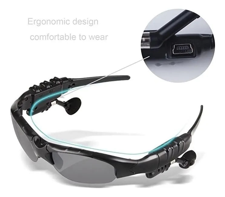Gafas de Sol Inteligentes con Audio Bluetooth (Manos Libres + UV400)