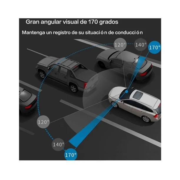 Espejo Retrovisor Inteligente Dual (Cámara Frontal + Reversa)